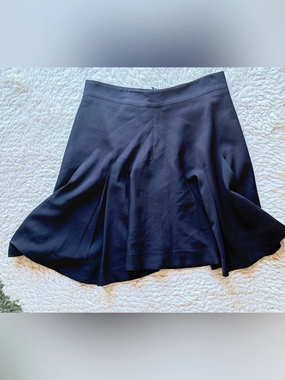 Rare Vintage Cue : Dion Lee 100% Silk Architectural Pleated Mini Skirt US 6